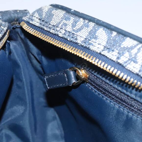 DIOR Trotter Canvas Shoulder Bag Navy - Picture 14 of 14